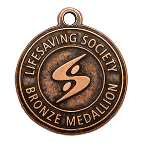 The Royal Life Saving Society bronze medallion, awarded to Frank